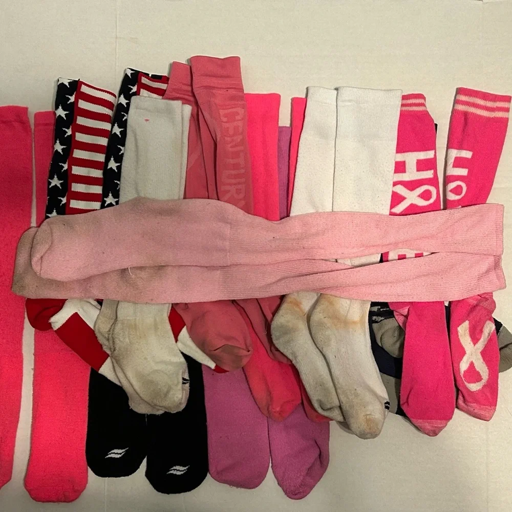 11 Pairs Softball Baseball Socks Bundle - Great for Practice/Game - Mixed Colors